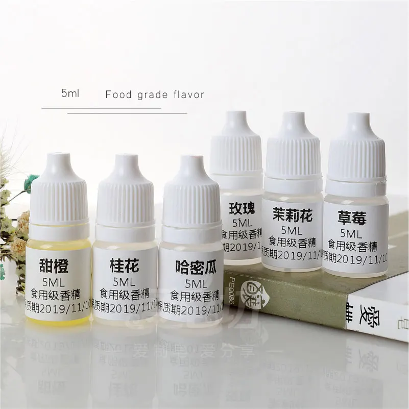 

Fruit Floral Fragrance Diffuser Essential Oils Strawberry Flavoring Oil for Lip Gloss DIY Soap Making Lipgloss Fragrance Essence