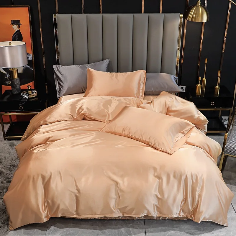 3PCS Satin Duvet Cover with Pillowcase, Double or Single Bed Quilt Cover Set, Queen/Full/King, 150/200 for Spring or Summer
3PCS Satin Duvet Cover with Pillowcase, Double or Single Bed Quilt Cover Set, Queen/Full/King, 150/200 for Spring or Summer