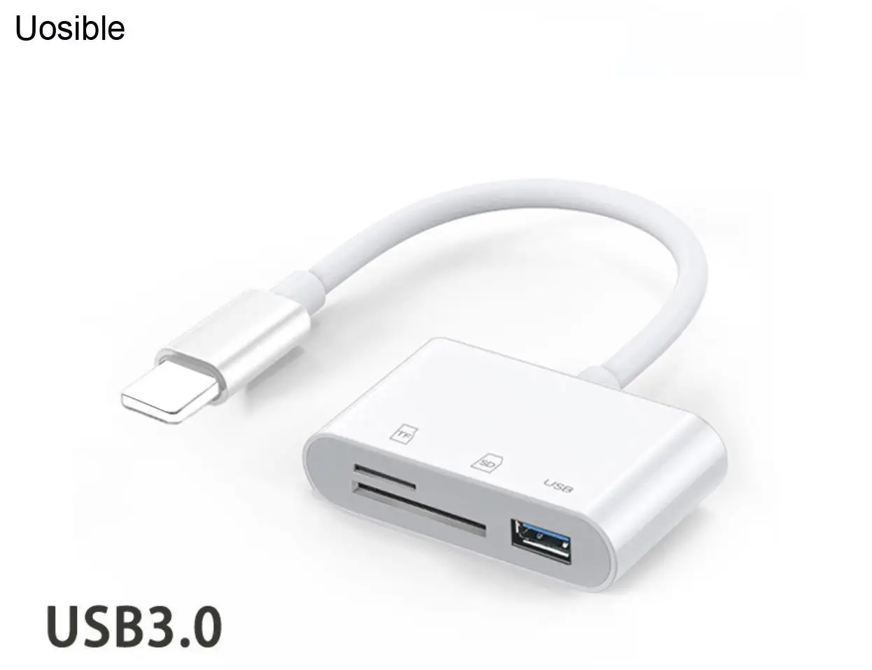 Wholesale 20 Pieces/lot 3-in-1 card reader for Lightning iOS OTG Card Reader TF SD USB 3.0 Data Transfer Reader for iPhone iPad
Wholesale 20 Pieces/lot 3-in-1 card reader for Lightning iOS OTG Card Reader TF SD USB 3.0 Data Transfer Reader for iPhone iPad