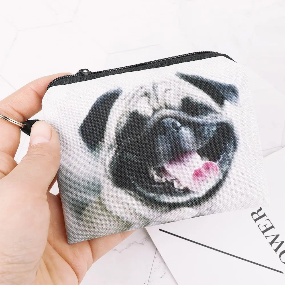 Женский кошелек для ключей с изображением мультяшных наушников мопса собаки монетница фотосумка 
Женский кошелек для ключей с изображением мультяшных наушников мопса собаки монетница фотосумка