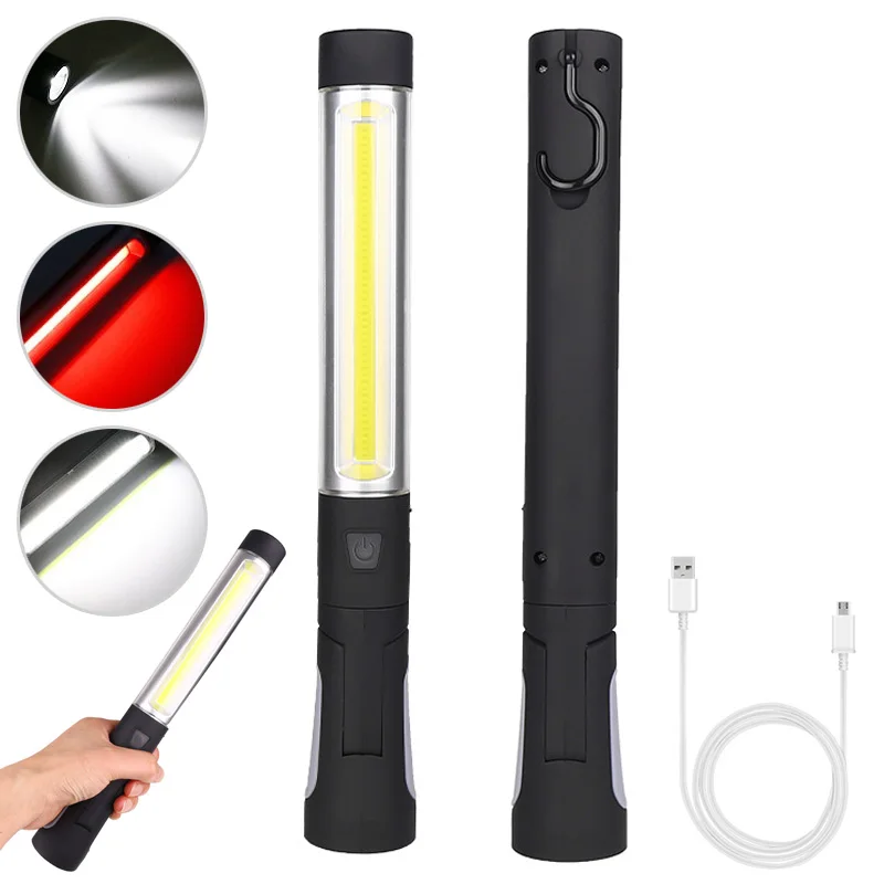 Powerful COB+LED Work Light USB Rechargeable Work Lamp with Magnetic Base 360 Rotary Inspection Lights for Car Repairing 
Powerful COB+LED Work Light USB Rechargeable Work Lamp with Magnetic Base 360 Rotary Inspection Lights for Car Repairing