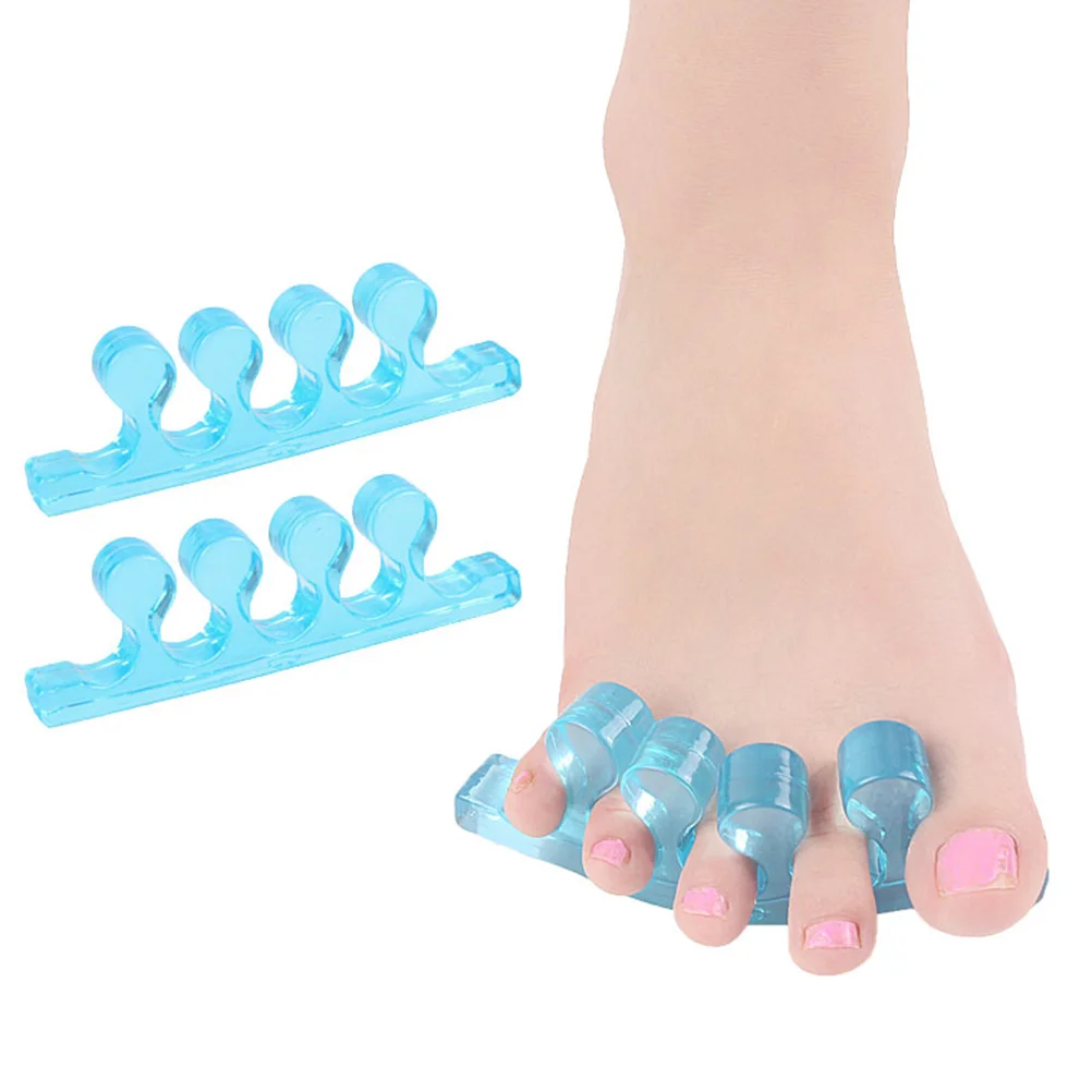 

1Pair Gel Toe Separators Toes Straightener Spacers Bunion Pain Relief after Sports Activities Yoga Practice Running for Men