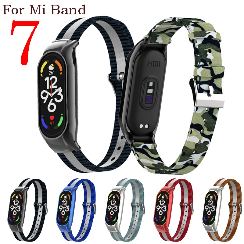 Ремешок для Xiaomi Mi Band 7, спортивный нейлоновый Воздухопроницаемый браслет для Xiaomi Mi Band 7, сменный Браслет 
Ремешок для Xiaomi Mi Band 7, спортивный нейлоновый Воздухопроницаемый браслет для Xiaomi Mi Band 7, сменный Браслет