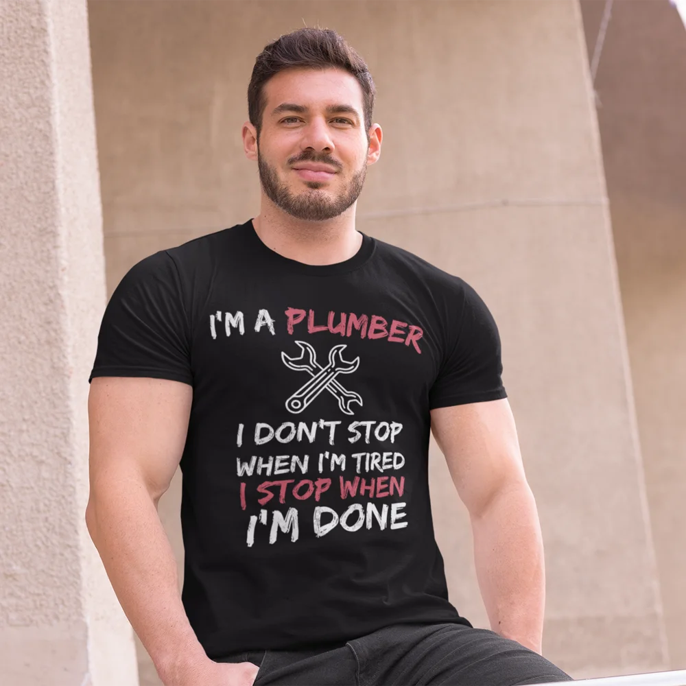 Plumber T Shirt Mens Cute 100 Cotton Printed Tee Shirt Short Sleeve Streetwear T-Shirt 5xl
Plumber T Shirt Mens Cute 100 Cotton Printed Tee Shirt Short Sleeve Streetwear T-Shirt 5xl