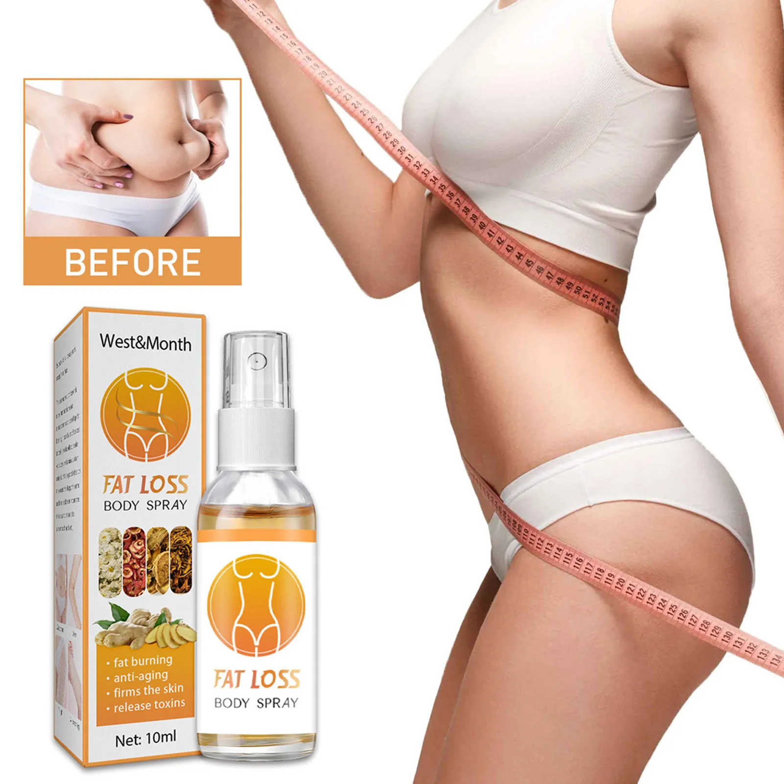Fast Fat Burner Slimming Spray Burn Up Anti-Cellulite Heating Spray Fat Soluble Burn Up Cellulite Weight Loss Spray Effectively
Fast Fat Burner Slimming Spray Burn Up Anti-Cellulite Heating Spray Fat Soluble Burn Up Cellulite Weight Loss Spray Effectively