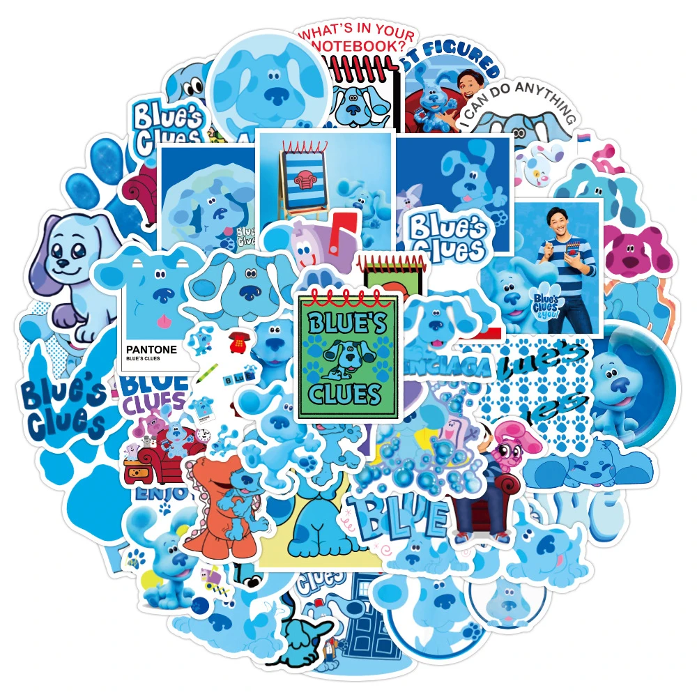50PCS American Toddler Cartoon Blue's Clues Blue Dalmatians Children's Gift Luggage Hand Account Sticker
50PCS American Toddler Cartoon Blue's Clues Blue Dalmatians Children's Gift Luggage Hand Account Sticker