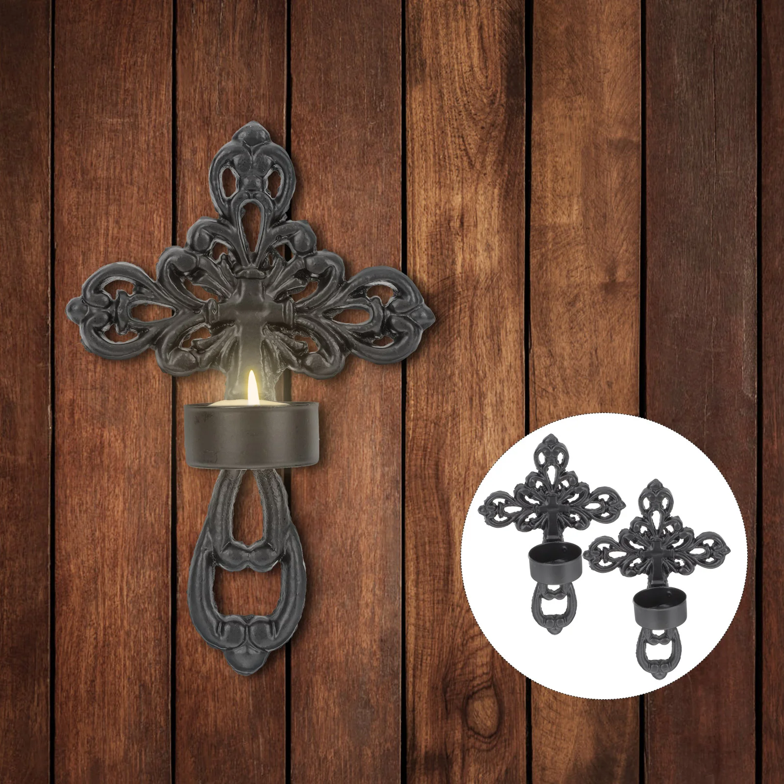 2 Pcs Ghee Lamp Holder Wall Candlestick Stand Retro Decor Chic Mount Black Brackets Party Candleholder Vintage Hanging
2 Pcs Ghee Lamp Holder Wall Candlestick Stand Retro Decor Chic Mount Black Brackets Party Candleholder Vintage Hanging