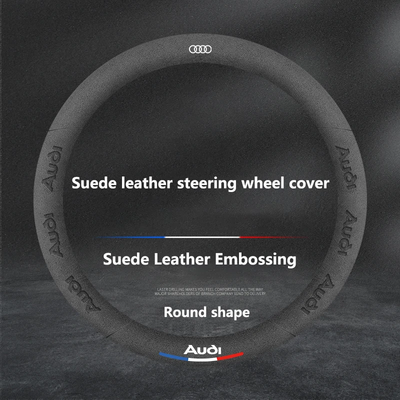 Car Leather Steering Wheel Cover 38CM For Audi A1 A2 A3 A4 A5 A6 A7 A8L Q2 Q3 Q5 Q7 Q8 S3 S4 S5TT RS Car Interior Accessories
Car Leather Steering Wheel Cover 38CM For Audi A1 A2 A3 A4 A5 A6 A7 A8L Q2 Q3 Q5 Q7 Q8 S3 S4 S5TT RS Car Interior Accessories