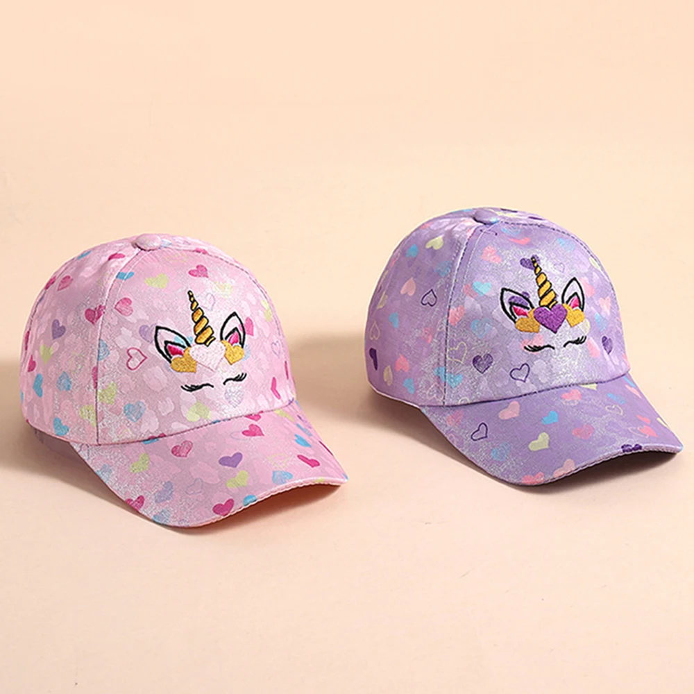 Outdoor Baseball Caps Children's Love Unicorn Pattern Students Hat Girls And Boys Sunshade Beach Cap For Kids 4-12 Years
Outdoor Baseball Caps Children's Love Unicorn Pattern Students Hat Girls And Boys Sunshade Beach Cap For Kids 4-12 Years