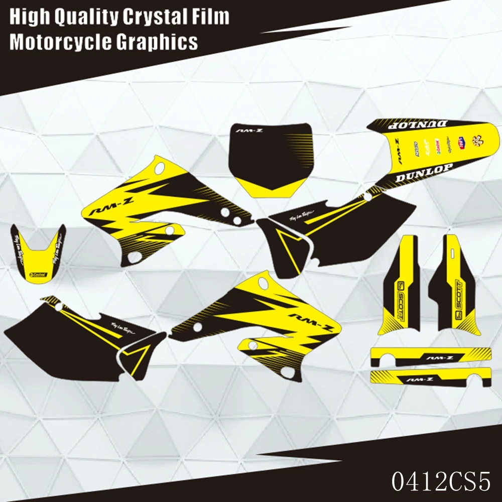 Full Graphics Decals Stickers Motorcycle Background Custom Number Name For SUZUKI RMZ250 RM 250Z 2004 2005 2006
Full Graphics Decals Stickers Motorcycle Background Custom Number Name For SUZUKI RMZ250 RM 250Z 2004 2005 2006