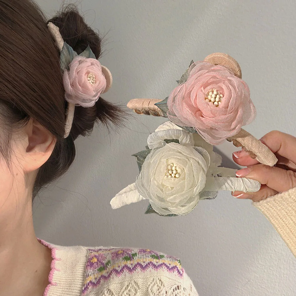 Camellia Hair Tie for Women Girl elegent Flower Floral Elastic Hairband Fashion Hair Accessories Scrunchies
Camellia Hair Tie for Women Girl elegent Flower Floral Elastic Hairband Fashion Hair Accessories Scrunchies