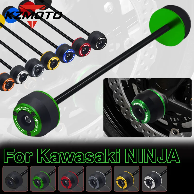 NINJA Front Axle Fork Crash Slider For KAWASAKI Ninja H2 H2R H2 SX 2015-2021 2020 Motorcycle CNC Accessories Wheel Protector
NINJA Front Axle Fork Crash Slider For KAWASAKI Ninja H2 H2R H2 SX 2015-2021 2020 Motorcycle CNC Accessories Wheel Protector