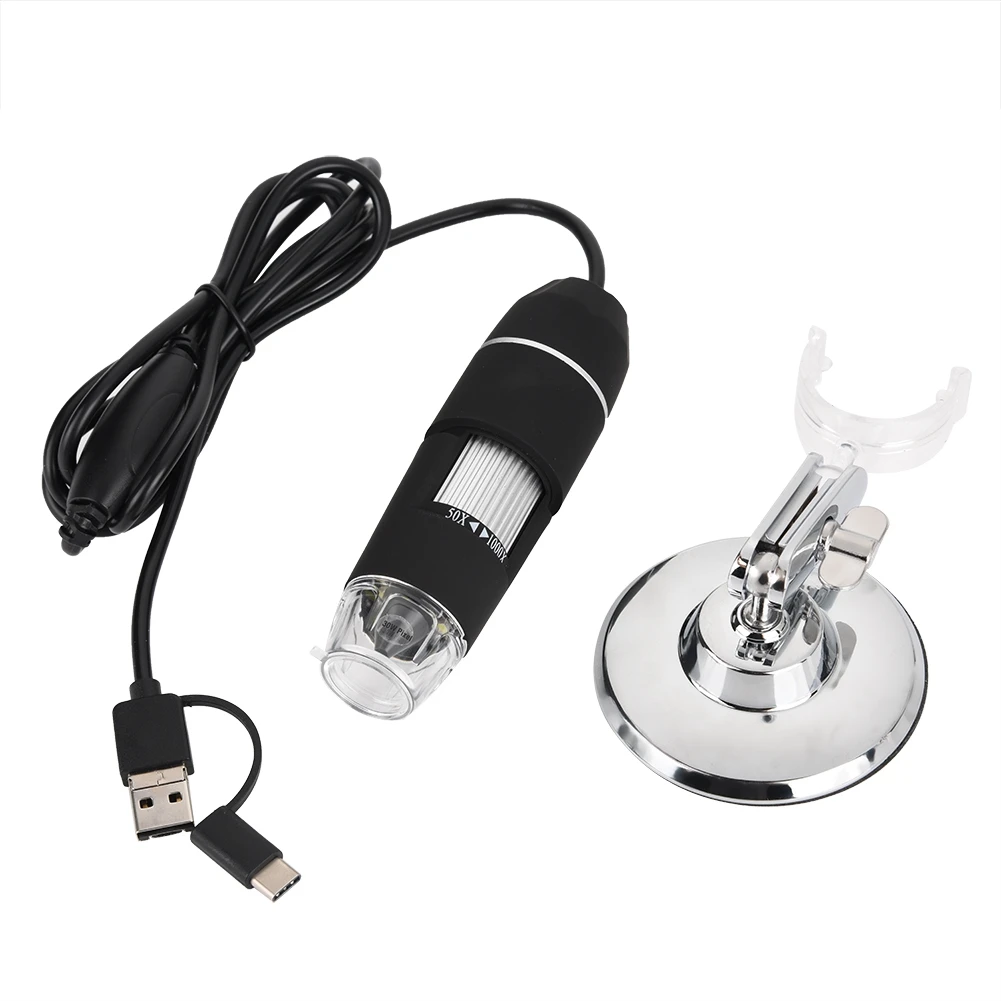 3 in 1 Type-C/Micro USB/USB Interface HD Digital Microscope Magnification 1000X3
3 in 1 Type-C/Micro USB/USB Interface HD Digital Microscope Magnification 1000X3
