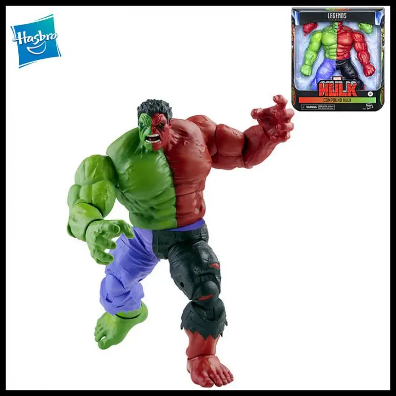 

Originele Hasbro Marvel Legends Red and Green Giant Hulk 6 Inches Collectible Anime Action Figure Model Children Toys Periphery