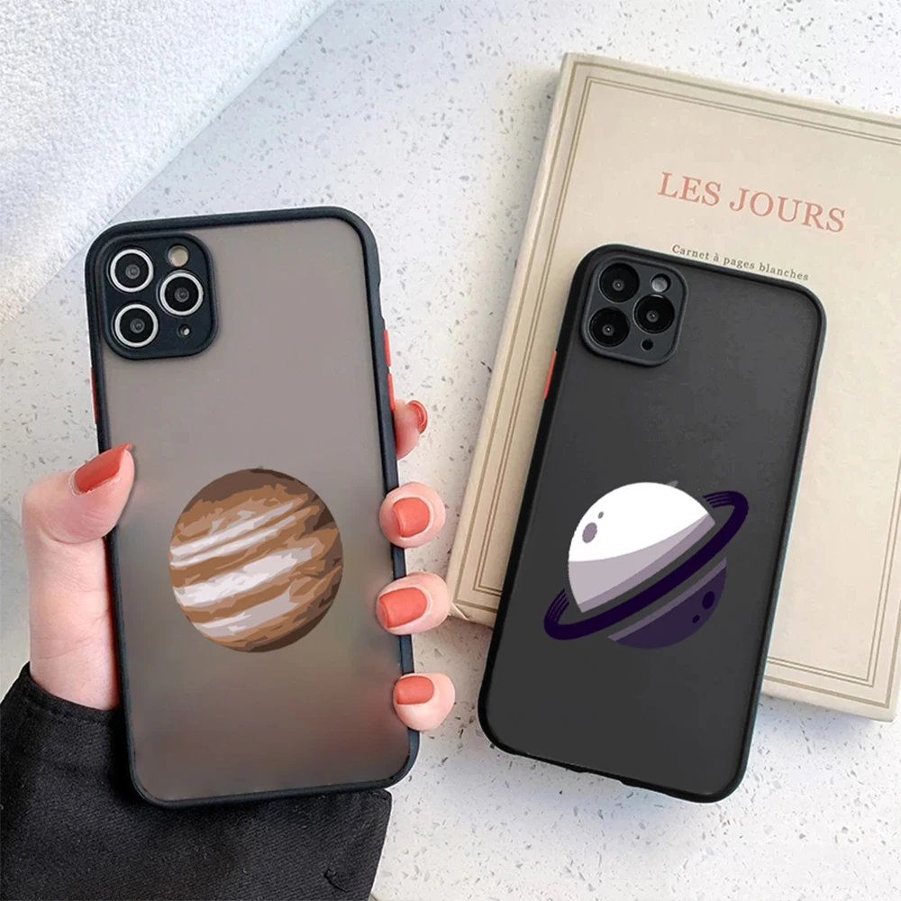 Cartoon Planet Phone Case for IPhone 14 13 12 11 ProMax Mini Plus XR XS Max 7 8 SE 2022 Black Acrylic Hard Back Cover Fundas
Cartoon Planet Phone Case for IPhone 14 13 12 11 ProMax Mini Plus XR XS Max 7 8 SE 2022 Black Acrylic Hard Back Cover Fundas
