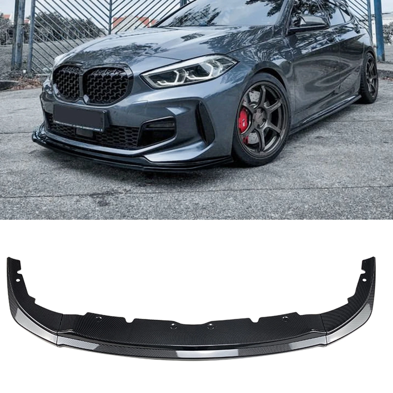 Front Bumper Spoiler Lip For BMW 1 Series F40 M Sport 2020-2022 118i 120i Carbon Fiber Look Car Lower Splitter Blade Cover Kit
Front Bumper Spoiler Lip For BMW 1 Series F40 M Sport 2020-2022 118i 120i Carbon Fiber Look Car Lower Splitter Blade Cover Kit