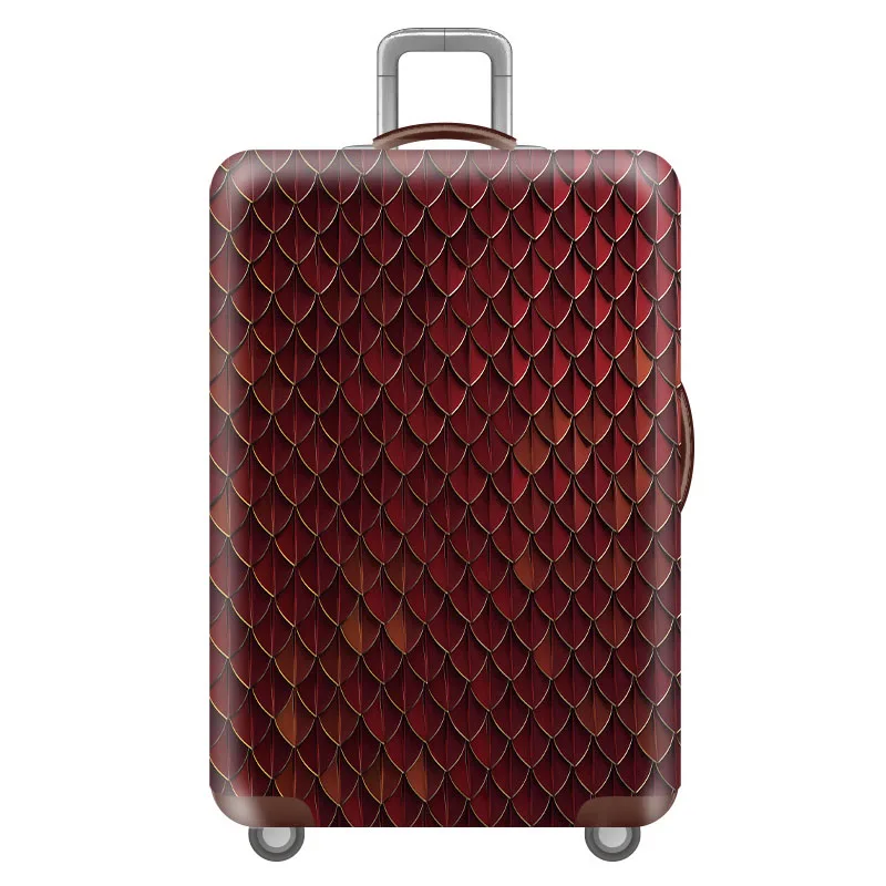 Модный чехол для багажа пылезащитный эластичный чемодана на колесиках 18-32 дюйма