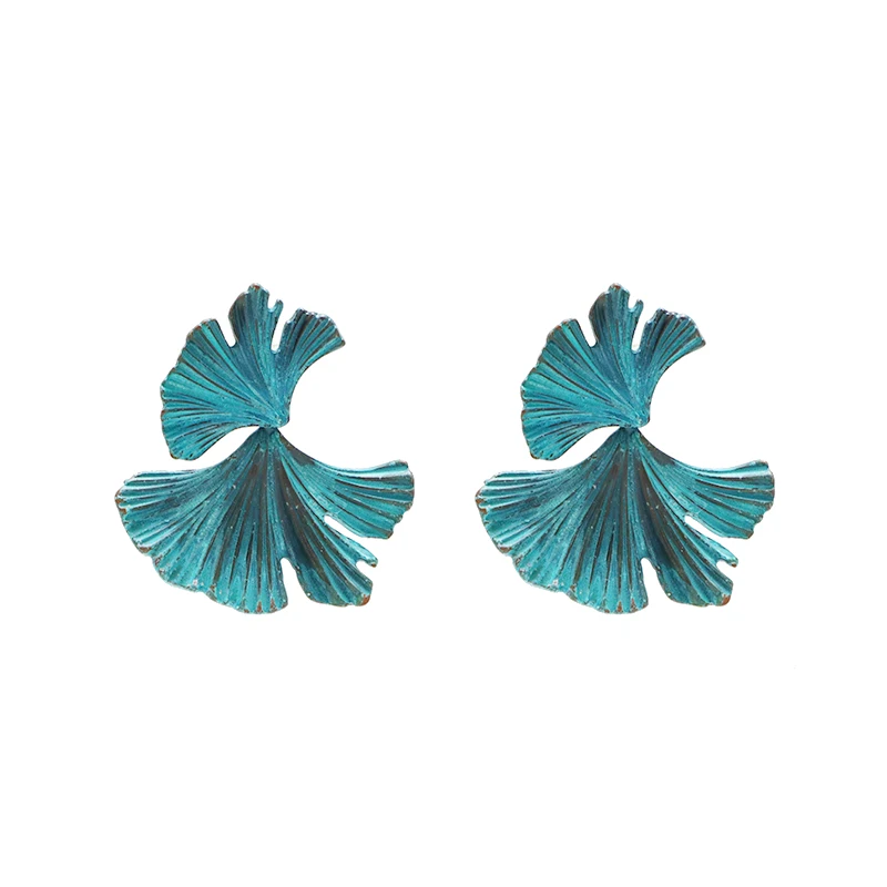 YY Exaggerated Earrings Green Personality Leaves Retro Non-Piercing Earrings 
YY Exaggerated Earrings Green Personality Leaves Retro Non-Piercing Earrings