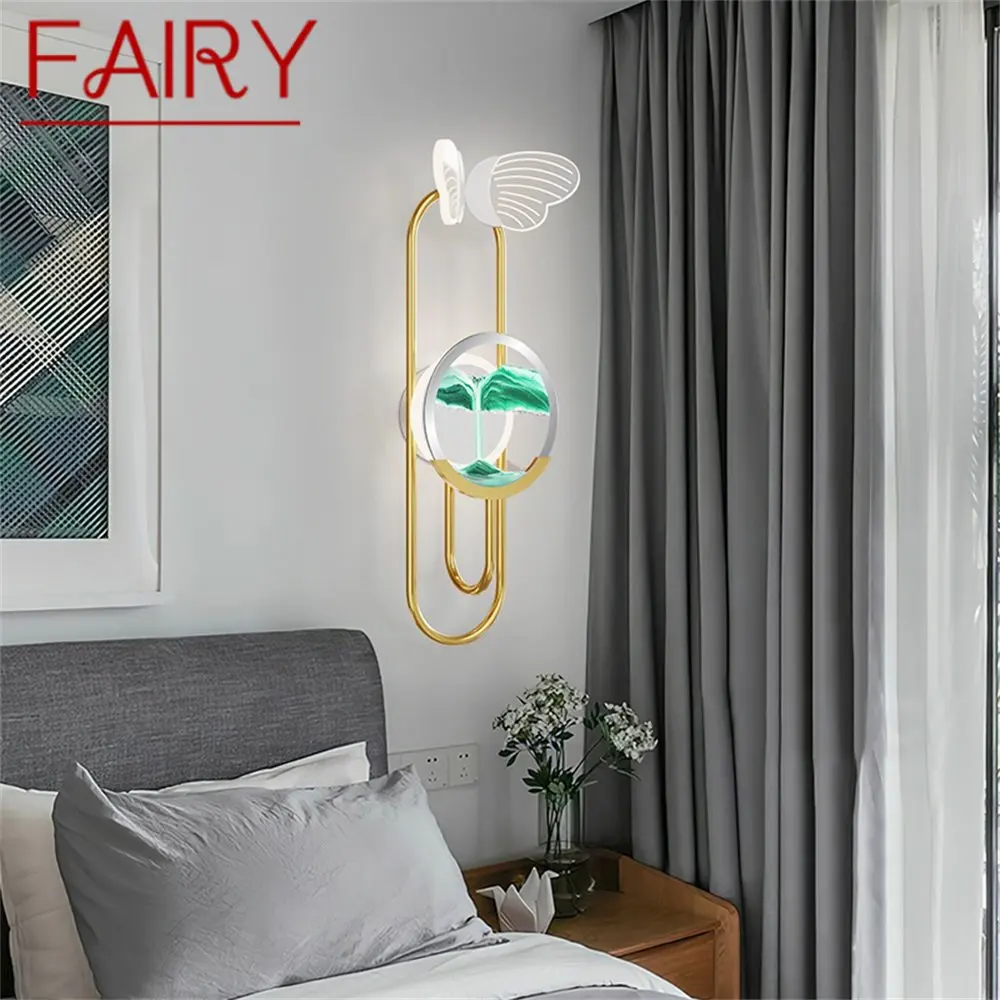 FAIRY Modern Hourglass Wall Light LED 3 Colors Creative Butterfly Design Interior Sconce Lamp for Home Living Bedroom Decor
FAIRY Modern Hourglass Wall Light LED 3 Colors Creative Butterfly Design Interior Sconce Lamp for Home Living Bedroom Decor