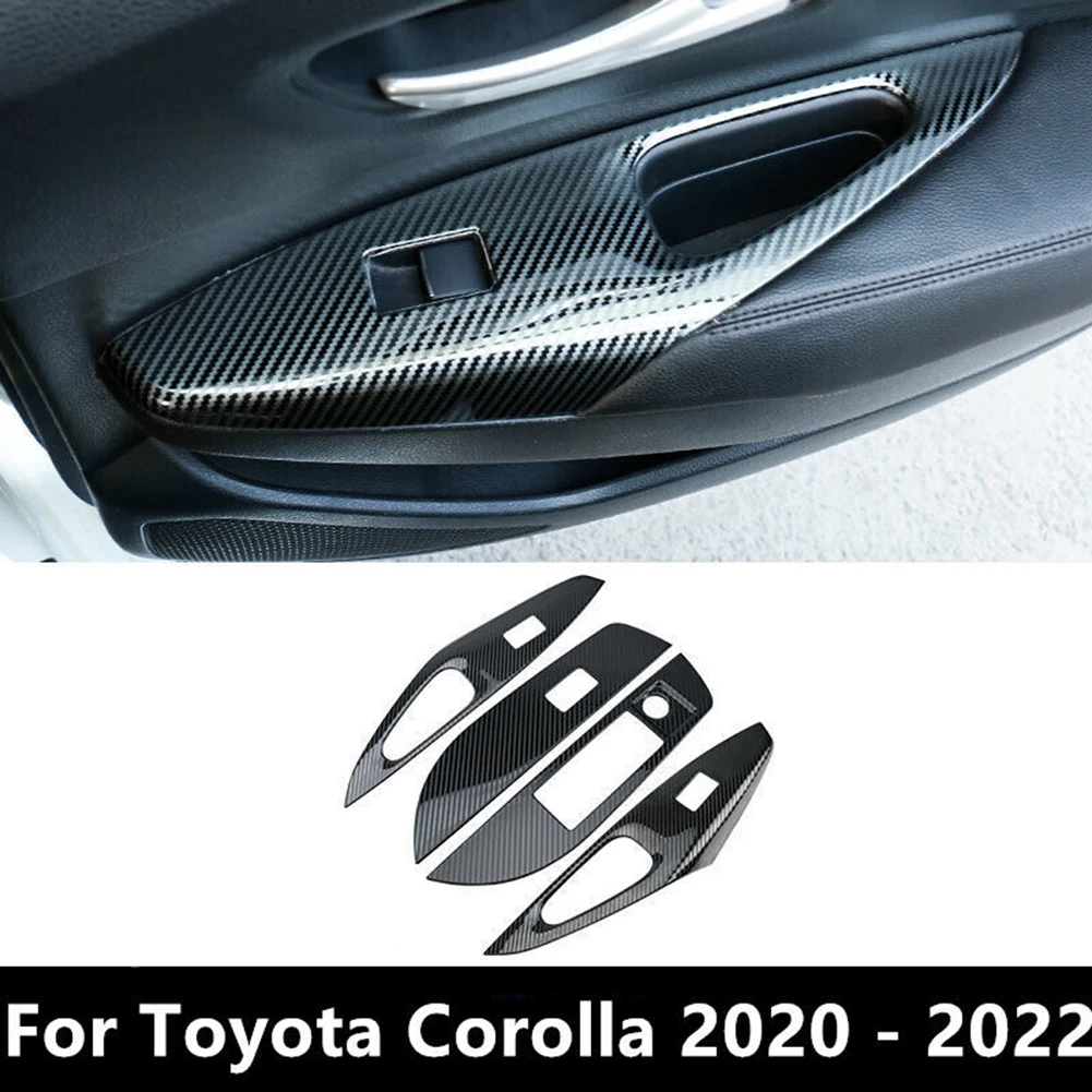 Part Panel Cover Trim 4pcs ABS Accessories Panel Cover Practical Carbon Fiber For Toyota Replacement Brand New
Part Panel Cover Trim 4pcs ABS Accessories Panel Cover Practical Carbon Fiber For Toyota Replacement Brand New