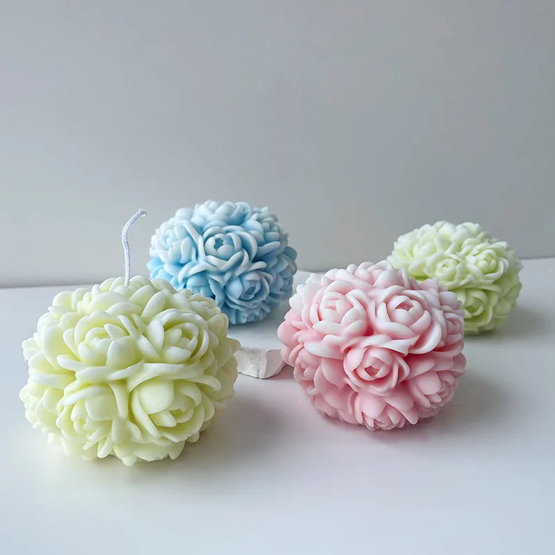 3D Flower Ball Silicone Mold Handmade Soap Aromatherapy Candle Plaster Epoxy Resin Ornament Molds DIY Cake Baking Mould
3D Flower Ball Silicone Mold Handmade Soap Aromatherapy Candle Plaster Epoxy Resin Ornament Molds DIY Cake Baking Mould