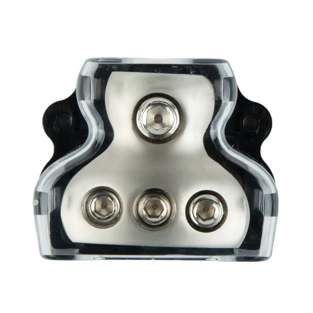3Way Distribution Block Car Audio Power Wire Splitter 1*0 Gauge In 3*4 Gauge Out Complete Protection For Your Car Audio System
3Way Distribution Block Car Audio Power Wire Splitter 1*0 Gauge In 3*4 Gauge Out Complete Protection For Your Car Audio System