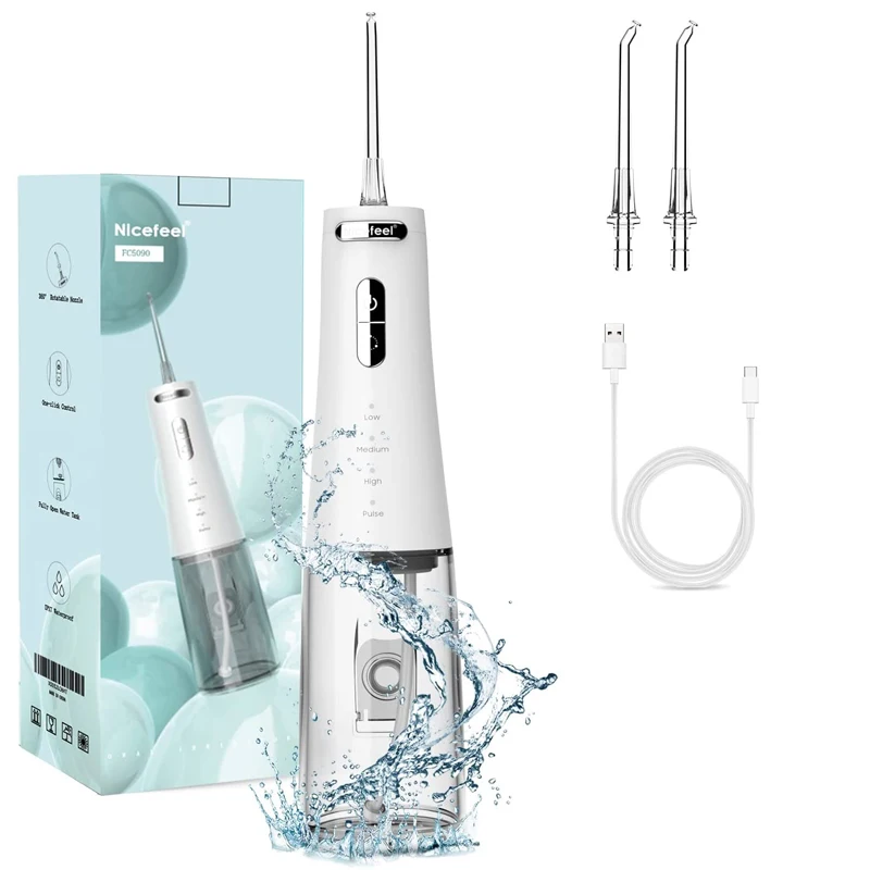 Nicefeel, ирригатор для полости рта, портативный стоматологический инструмент для отбеливания зубов, ирригатор, 3 режима, зарядка через USB, водон...
Nicefeel, ирригатор для полости рта, портативный стоматологический инструмент для отбеливания зубов, ирригатор, 3 режима, зарядка через USB, водон...