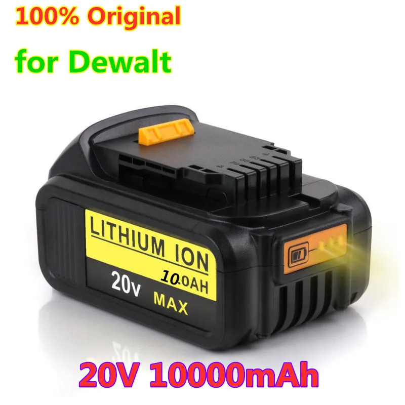 2022 New 100% Original 10000mAh 20V for Dewalt Power Tool Battery DCB206 20V 10.0Ah Battery DCB206 20V Battery DCB205 DCB204-2
2022 New 100% Original 10000mAh 20V for Dewalt Power Tool Battery DCB206 20V 10.0Ah Battery DCB206 20V Battery DCB205 DCB204-2