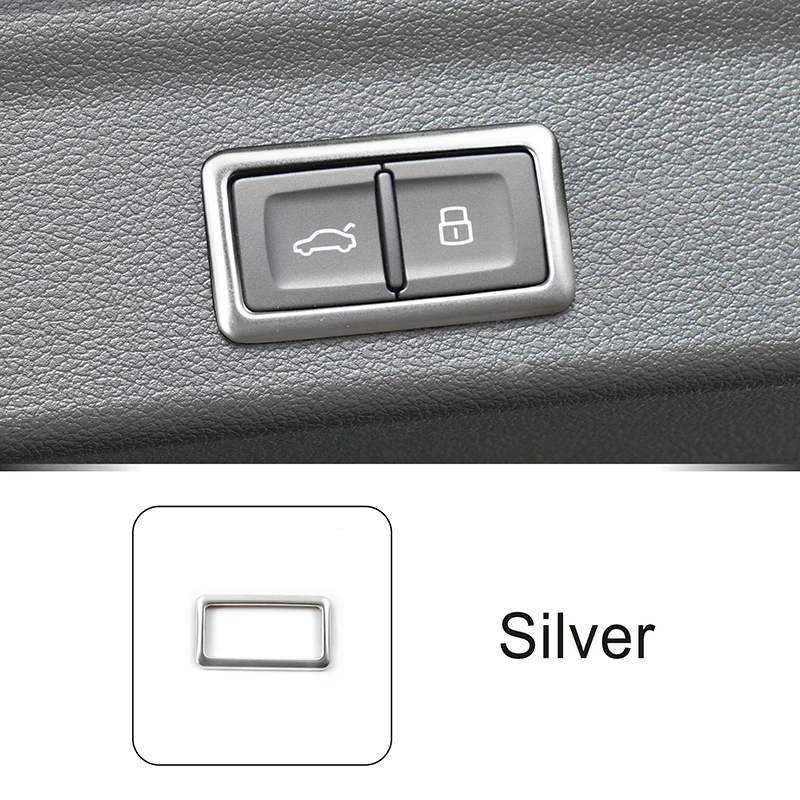 Наклейки на рамку переключателя багажника автомобиля, накладка для Audi Q5 FY 2018-22, наклейка на кнопку задней двери, аксессуары для интерьера, модифицированная нержавеющая сталь
Наклейки на рамку переключателя багажника автомобиля, накладка для Audi Q5 FY 2018-22, наклейка на кнопку задней двери, аксессуары для интерьера, модифицированная нержавеющая сталь