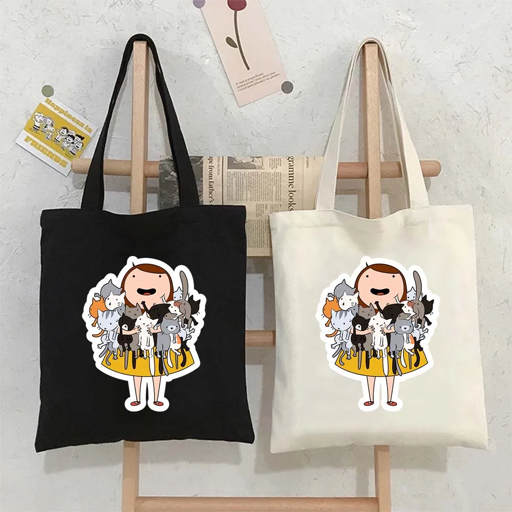 Tote Bags for Women Cute Girl and a Lot of Cats Canvas Shopping Beach Bag Large Capacity Reusable Handbags
Tote Bags for Women Cute Girl and a Lot of Cats Canvas Shopping Beach Bag Large Capacity Reusable Handbags