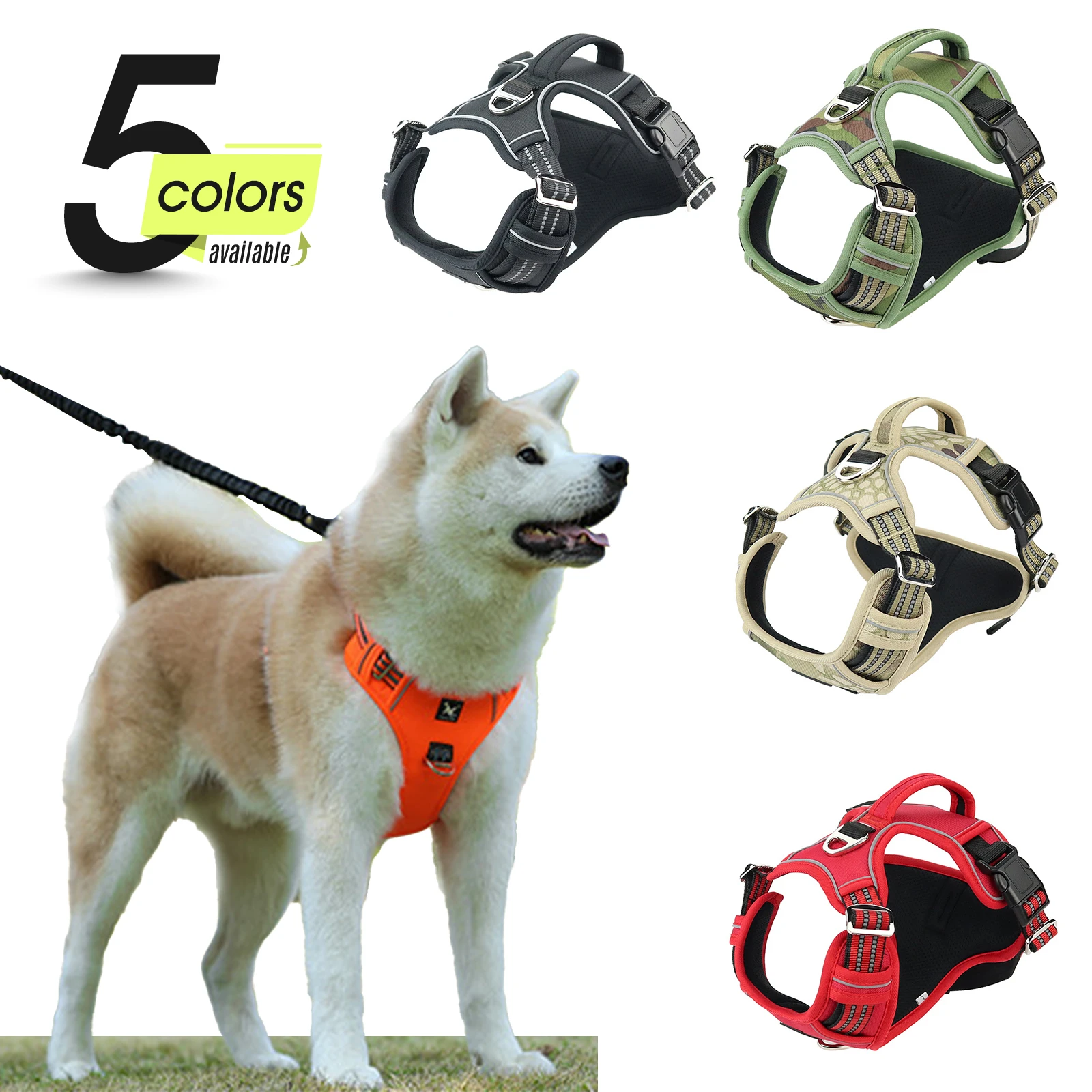 Step-in Air Dog Harness - All Weather Mesh Step in Vest Harness for Small and Medium Dogs by Best Pet Supplies
Step-in Air Dog Harness - All Weather Mesh Step in Vest Harness for Small and Medium Dogs by Best Pet Supplies