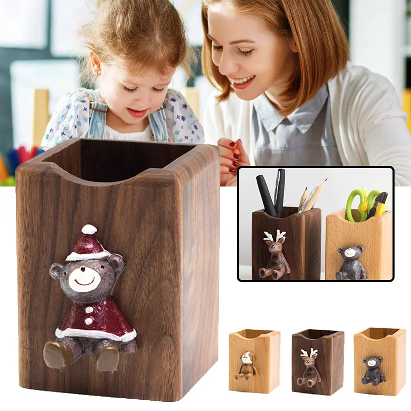 Wooden Pencil Holder Super Cute Animal Ornament Desktop Storage Box for Home for Home Office and School Wooden Pencil Holder
Wooden Pencil Holder Super Cute Animal Ornament Desktop Storage Box for Home for Home Office and School Wooden Pencil Holder