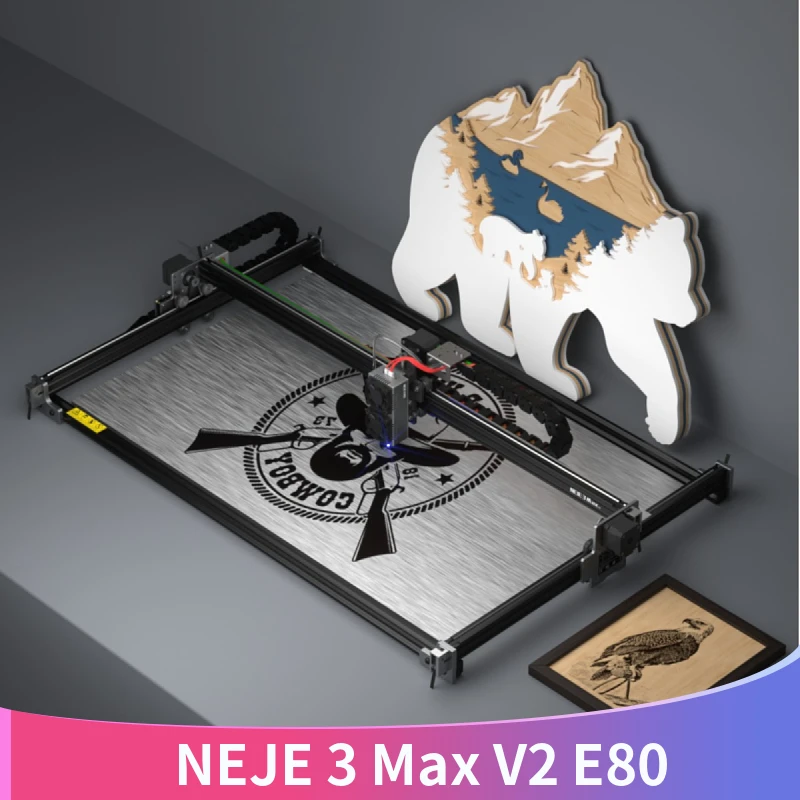 NEJE 3 Max V2 E40/E80 Laser Engraving Cutting Machine Woodwork Tool Business Machine Air Assist Laser CNC Router Laser Engraver
NEJE 3 Max V2 E40/E80 Laser Engraving Cutting Machine Woodwork Tool Business Machine Air Assist Laser CNC Router Laser Engraver
