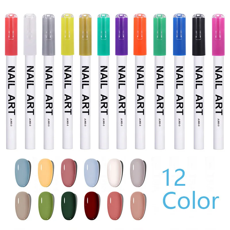 Waterproof Line Drawing Pen Graffiti Pen Nail Pen Fashion Nail Tool Painting Brush Nail Polish Pen DIY Multi-color Nail Tool
Waterproof Line Drawing Pen Graffiti Pen Nail Pen Fashion Nail Tool Painting Brush Nail Polish Pen DIY Multi-color Nail Tool