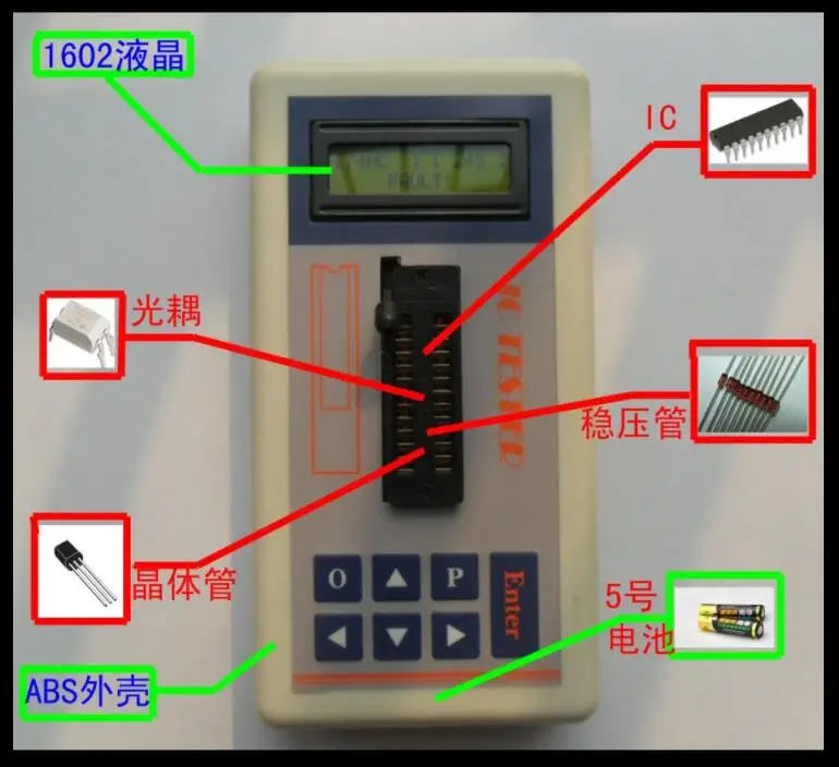Микросхема тестер IC тестер-транзистор
Микросхема тестер IC тестер-транзистор