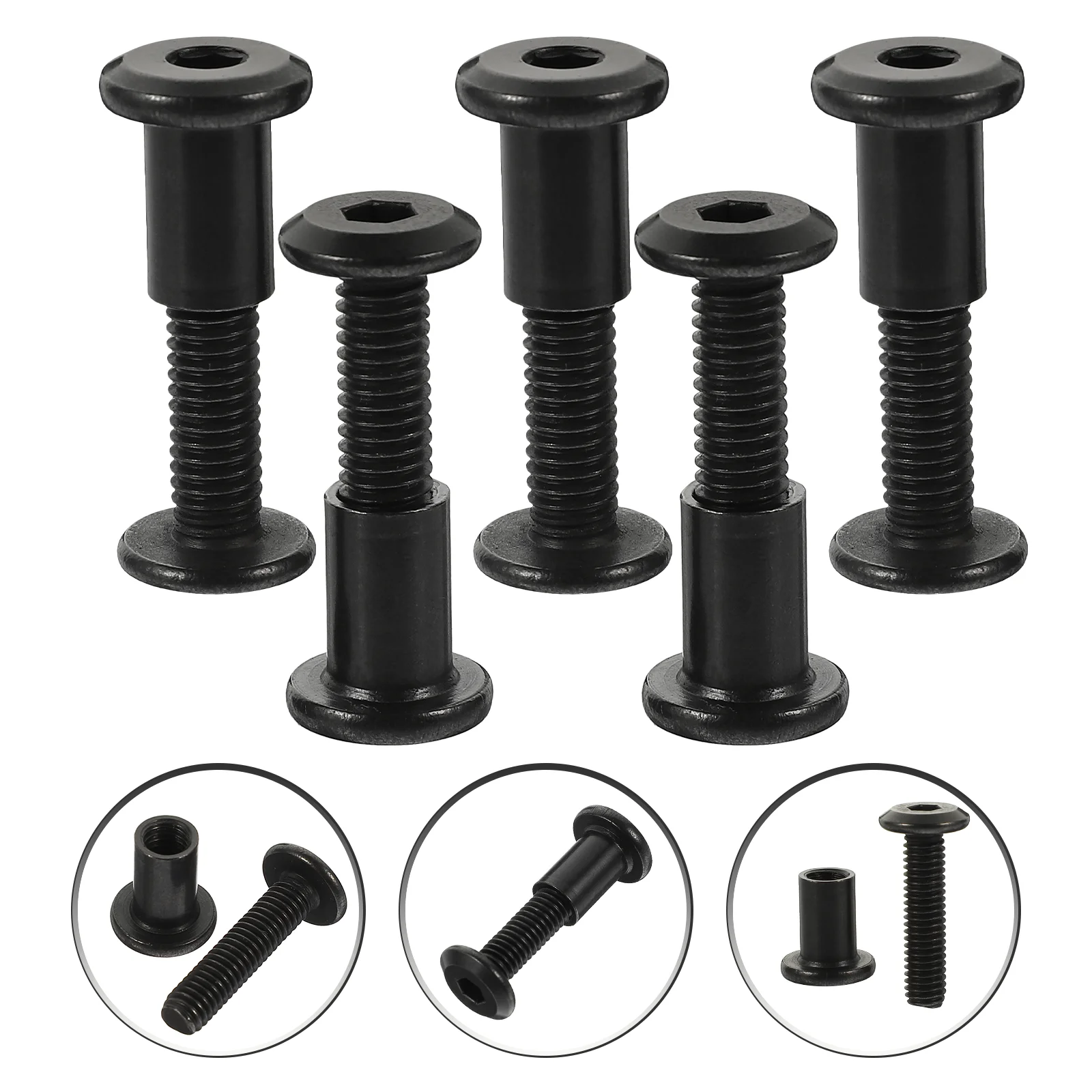 Винты из нержавеющей стали с шестигранным винтом, 5 комплектов
Винты из нержавеющей стали с шестигранным винтом, 5 комплектов