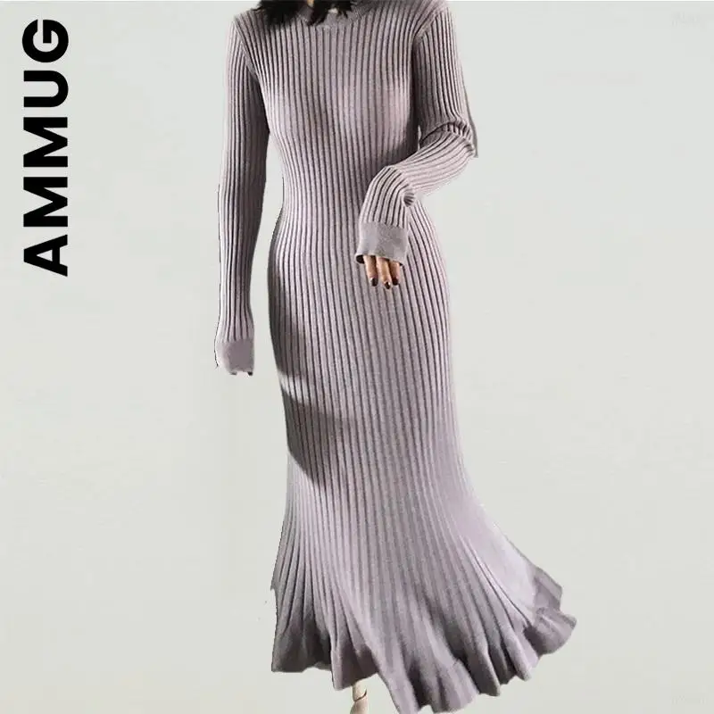 Женский трикотажный свитер Ammug, элегантный облегающий свитер в Корейском стиле, повседневные праздничные пуловеры, простой халат
Женский трикотажный свитер Ammug, элегантный облегающий свитер в Корейском стиле, повседневные праздничные пуловеры, простой халат