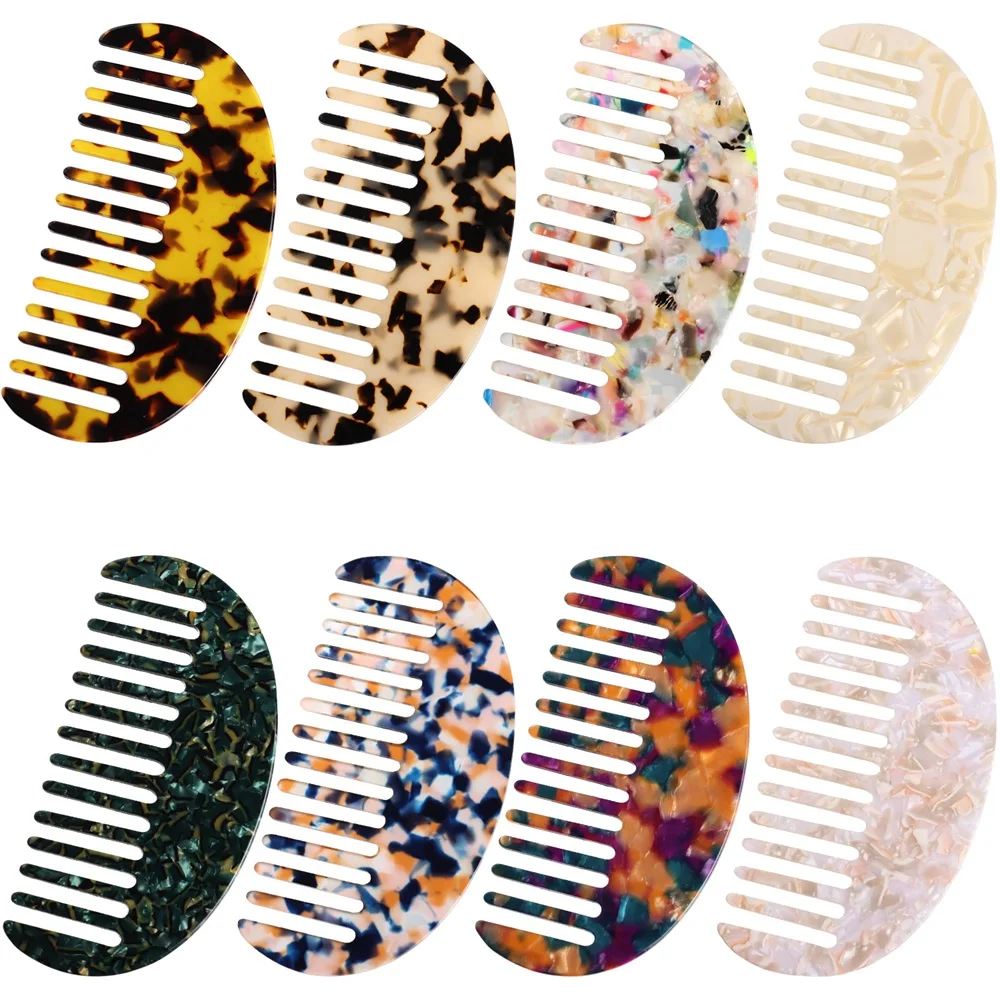 Semi-Circular Hair Combs Wide Tooth Comb Cellulose Large Comb Styling Comb for Long Short Hair Wet Dry Curly Straight Hair
Semi-Circular Hair Combs Wide Tooth Comb Cellulose Large Comb Styling Comb for Long Short Hair Wet Dry Curly Straight Hair