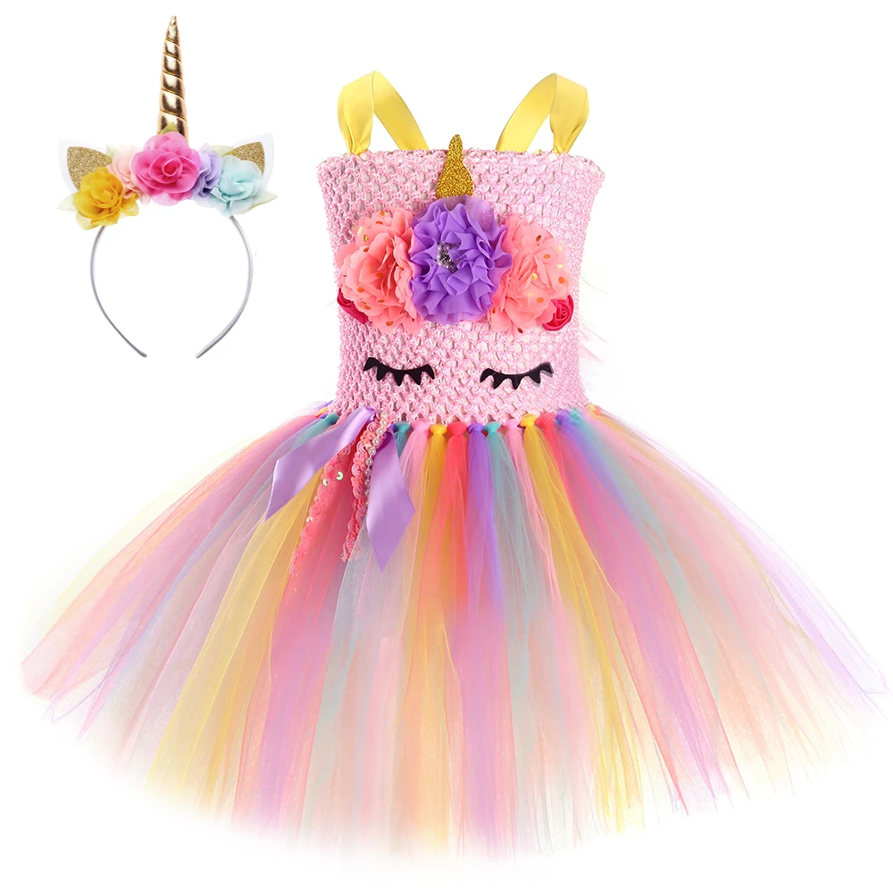 Flower Girl Unicorn Tutu Dress for Kids Carnival Halloween Costumes Girls Pony Cosplay Outfit Princess Birthday Dresses with Bow
Flower Girl Unicorn Tutu Dress for Kids Carnival Halloween Costumes Girls Pony Cosplay Outfit Princess Birthday Dresses with Bow
