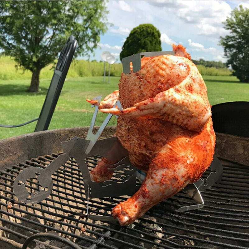 Bike Beer CanChicken Stand Motorcycle Barbecue Grilling Rack Non-Stick Stainless Steel Chicken Grilling Roast Stand BBQ Tool
Bike Beer CanChicken Stand Motorcycle Barbecue Grilling Rack Non-Stick Stainless Steel Chicken Grilling Roast Stand BBQ Tool