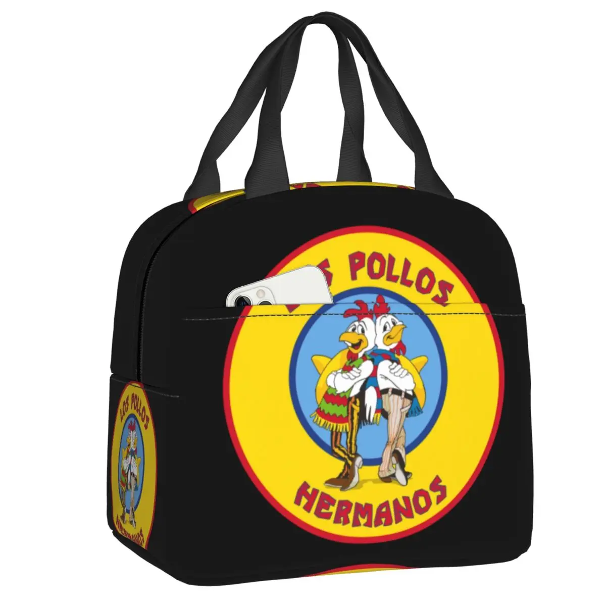Ланч-бокс «во все тяжкие» Los Pollos Hermanos, охладитель для куриц, братьев, Термоизолированный Ланч-бокс для женщин, школьников
Ланч-бокс «во все тяжкие» Los Pollos Hermanos, охладитель для куриц, братьев, Термоизолированный Ланч-бокс для женщин, школьников