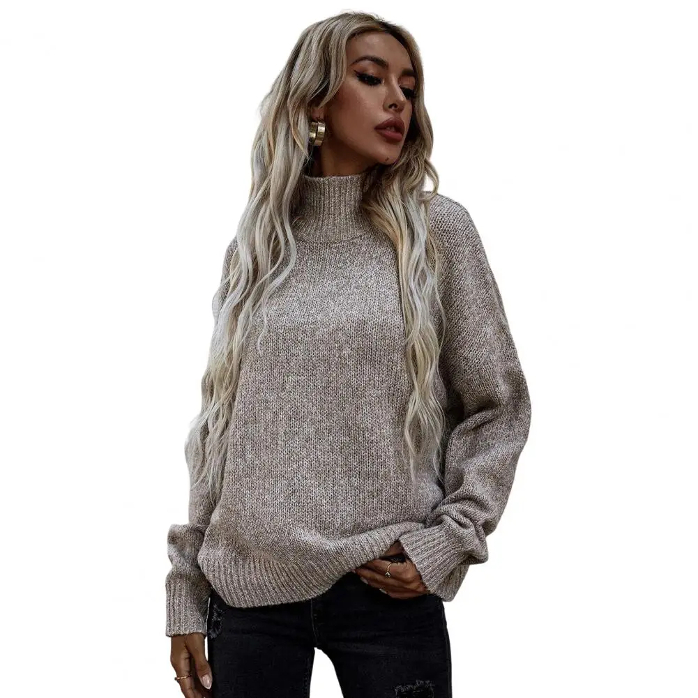 Trendy Women Knitwear Ribbed Trim Comfortable Pullover Sweater Lady Loose Warm Knitted Sweater
Trendy Women Knitwear Ribbed Trim Comfortable Pullover Sweater Lady Loose Warm Knitted Sweater