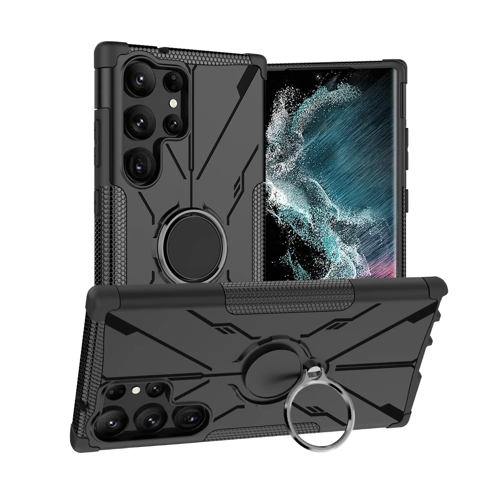 Samsung S23 Ultra Anti-drop Protective Sleeve Rotating Finger Ring Car Magnetic Suction For Samsung S Series S21/s22 Armor Case
Samsung S23 Ultra Anti-drop Protective Sleeve Rotating Finger Ring Car Magnetic Suction For Samsung S Series S21/s22 Armor Case