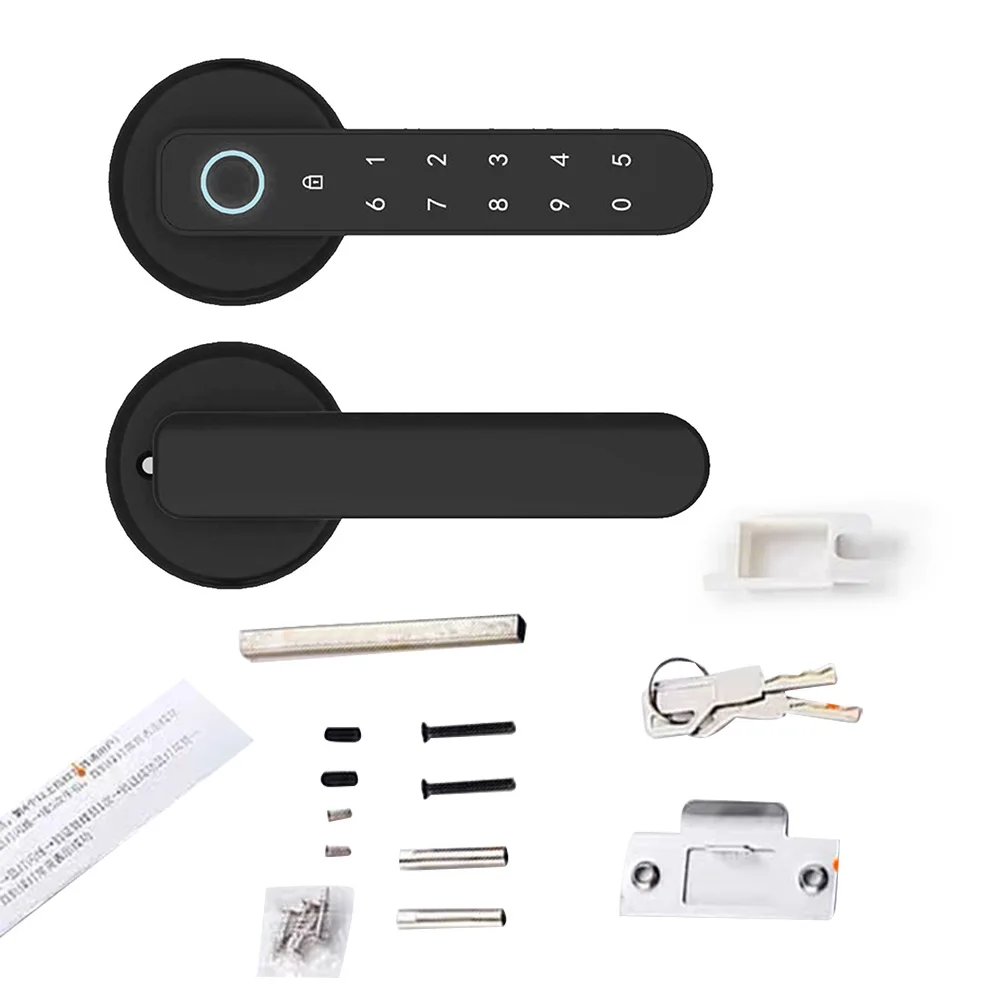 Bedroom Security Fingerprint Lock Anti Theft Easy Install Smart Single Handle Home Office For Door Indoor High Sensitivity
Bedroom Security Fingerprint Lock Anti Theft Easy Install Smart Single Handle Home Office For Door Indoor High Sensitivity