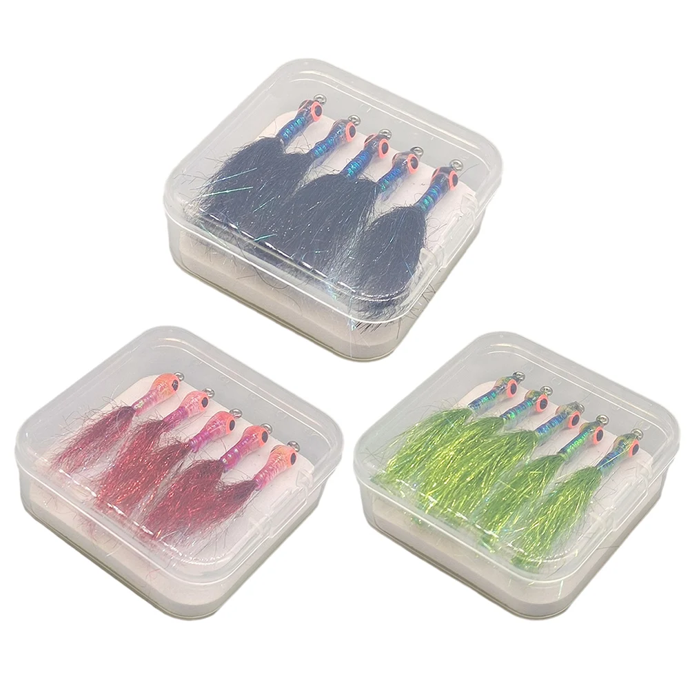 5pcs Fly Fishing Fly Hook Bait Lures 3D Fish Eyes Lure For Bass Pike Trout White Ice Dubbing Epoxy Minnow Streamers Fly Tackle
5pcs Fly Fishing Fly Hook Bait Lures 3D Fish Eyes Lure For Bass Pike Trout White Ice Dubbing Epoxy Minnow Streamers Fly Tackle