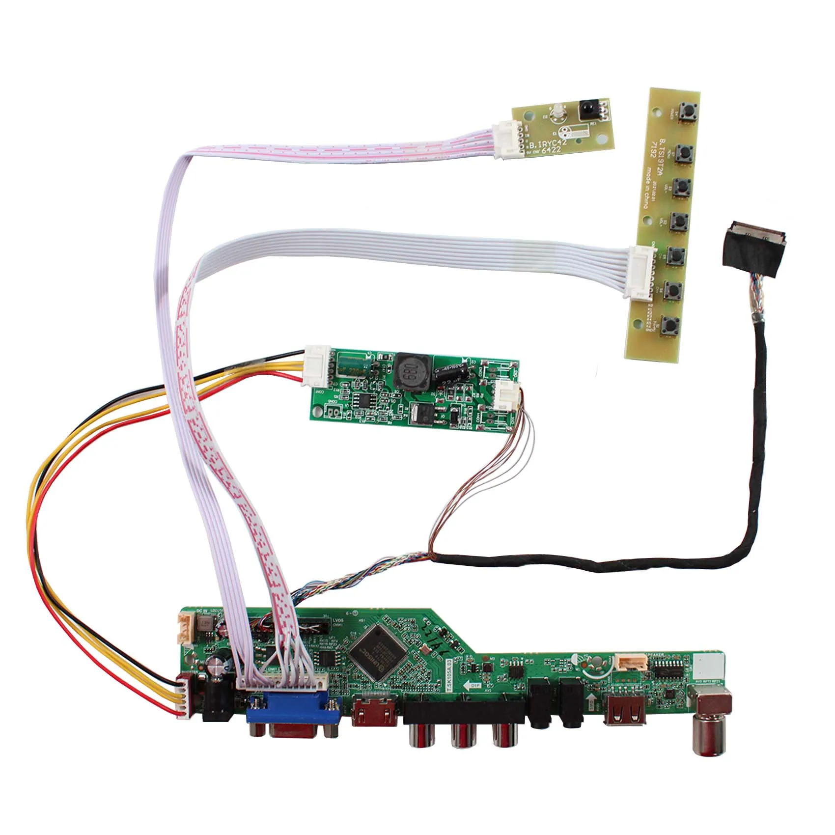 15.4inch 1440x900 LTN154BT02-001 LTN154BT03-001 LP154WP2 TLA2 N154C6-L01B154PW04 V6 HD-MI VGA AV Radio Frequency Connector Board
15.4inch 1440x900 LTN154BT02-001 LTN154BT03-001 LP154WP2 TLA2 N154C6-L01B154PW04 V6 HD-MI VGA AV Radio Frequency Connector Board
