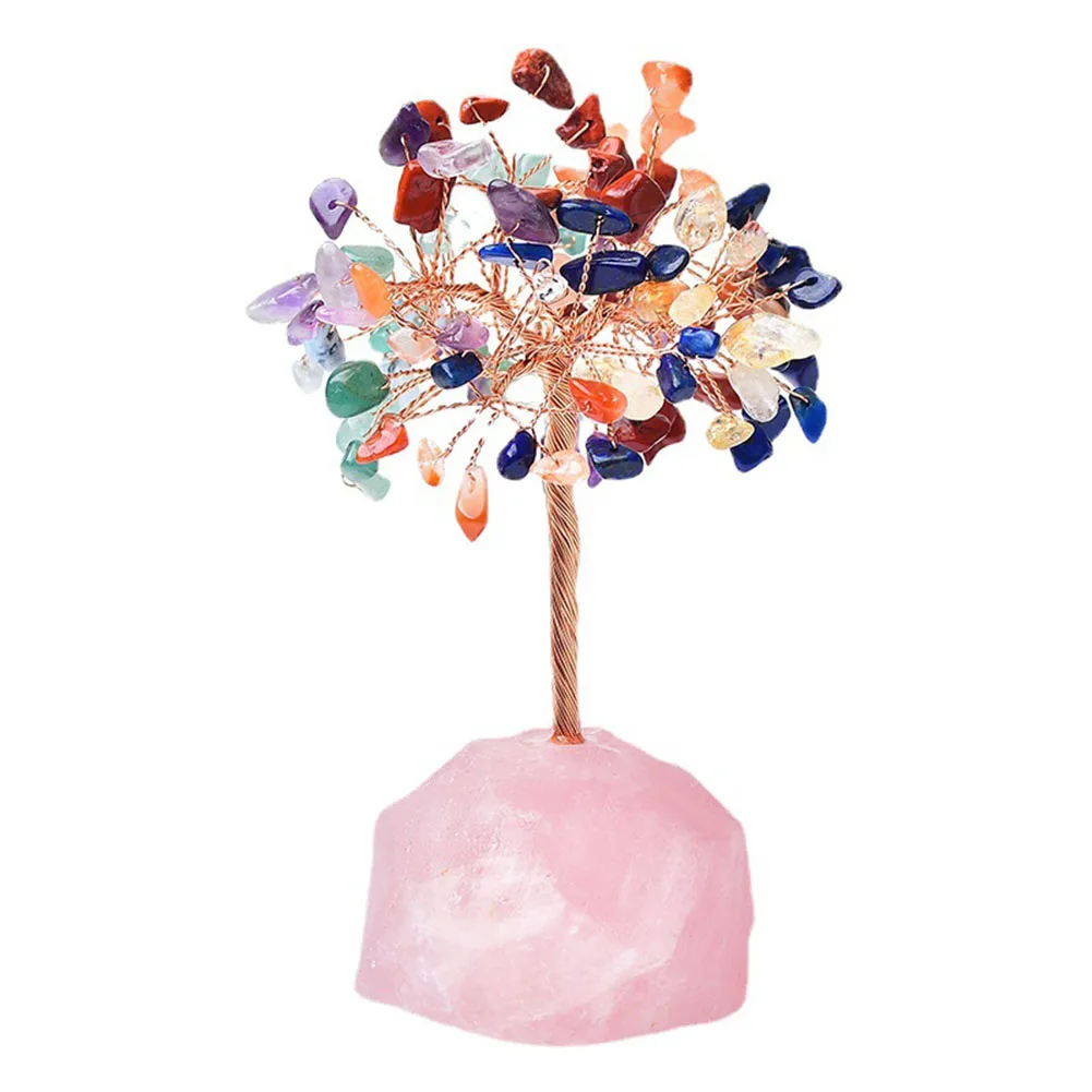 Vibrant Colors Polished Natural Crystal Chunks Assorted Bases Feng Shui Gemstone Crystal Tree Desk Decoration
Vibrant Colors Polished Natural Crystal Chunks Assorted Bases Feng Shui Gemstone Crystal Tree Desk Decoration
