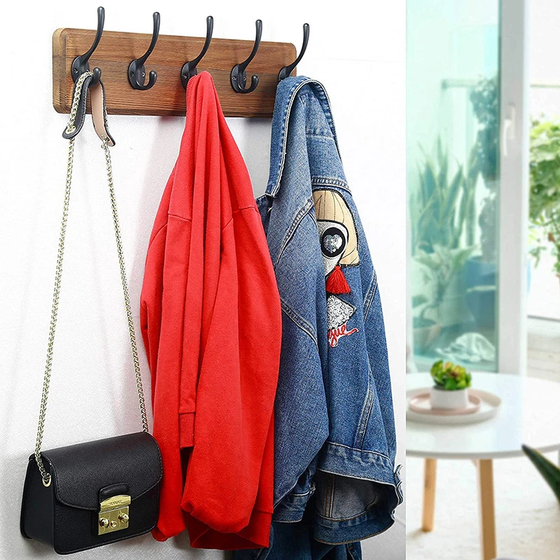 1Pc Wall-mounted Clothes Hook Hook Heavy Duty Double-hung Clothes Hook Hat Hook with 2 Screws Simple Aluminum Alloy Hook
1Pc Wall-mounted Clothes Hook Hook Heavy Duty Double-hung Clothes Hook Hat Hook with 2 Screws Simple Aluminum Alloy Hook