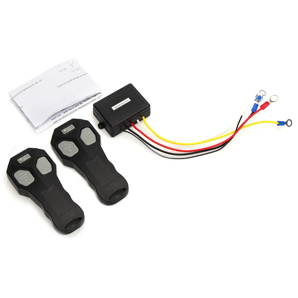 Wireless Winch Remote Control Kit for Jeep- Truck ATV SUV 12V Switch Handsset 
Wireless Winch Remote Control Kit for Jeep- Truck ATV SUV 12V Switch Handsset