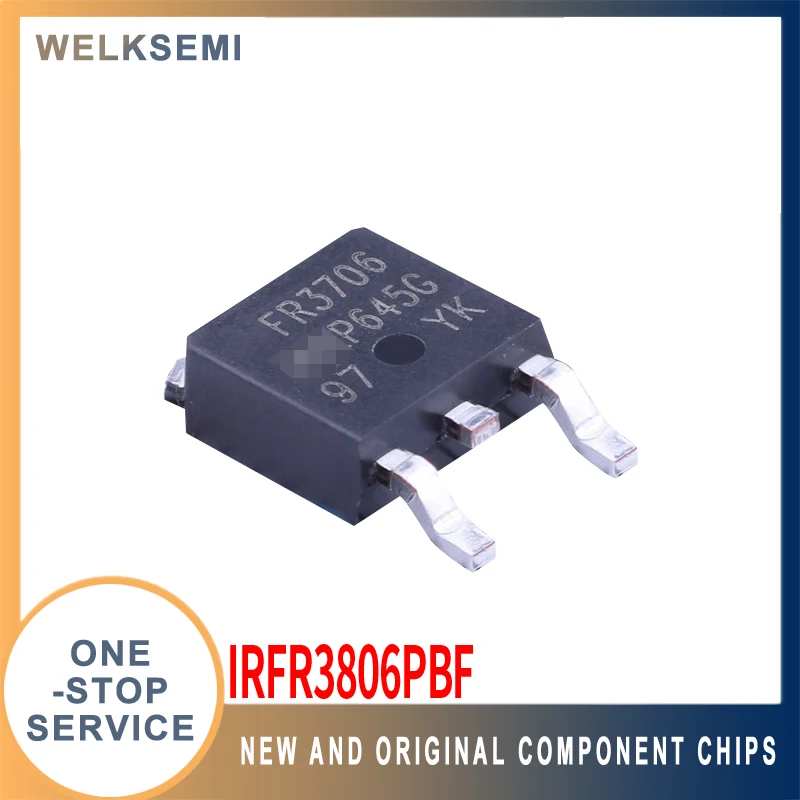 ТРАНЗИСТОР полевого эффекта IRFR3806PBF TO252 (MOSFET), новый оригинальный подлинный универсальный заказ
ТРАНЗИСТОР полевого эффекта IRFR3806PBF TO252 (MOSFET), новый оригинальный подлинный универсальный заказ